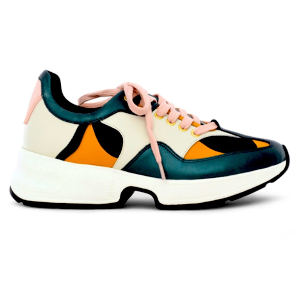 Kat Maconie Jaime Trainers in dragonfly/pearl; size 8. Like New!